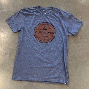 Quicksilver Tee Blue Medium
